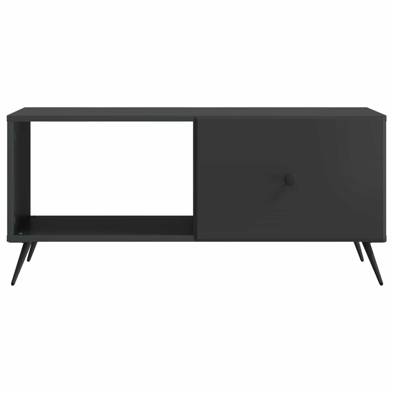 Stolik kawowy Czarny 90 x 50 x 40 cm Drewno inżynieryjne