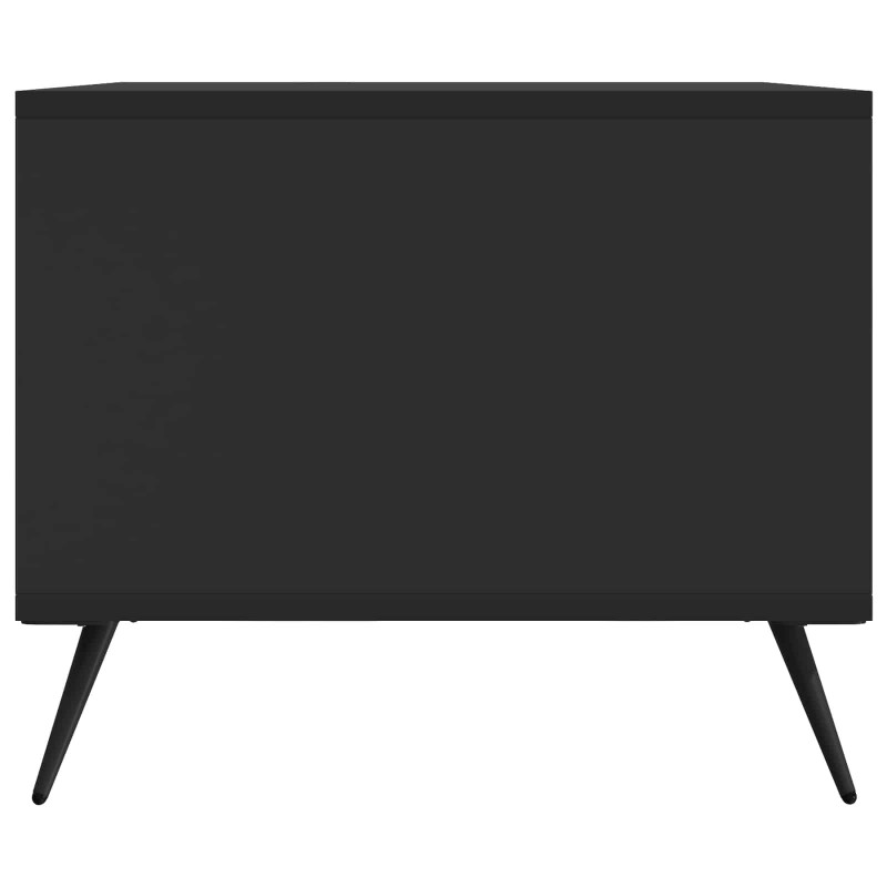 Stolik kawowy Czarny 90 x 50 x 40 cm Drewno inżynieryjne