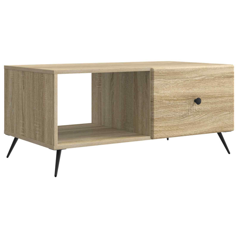 Stolik kawowy dąb Sonoma 90 x 50 x 40 cm Drewno inżynieryjne