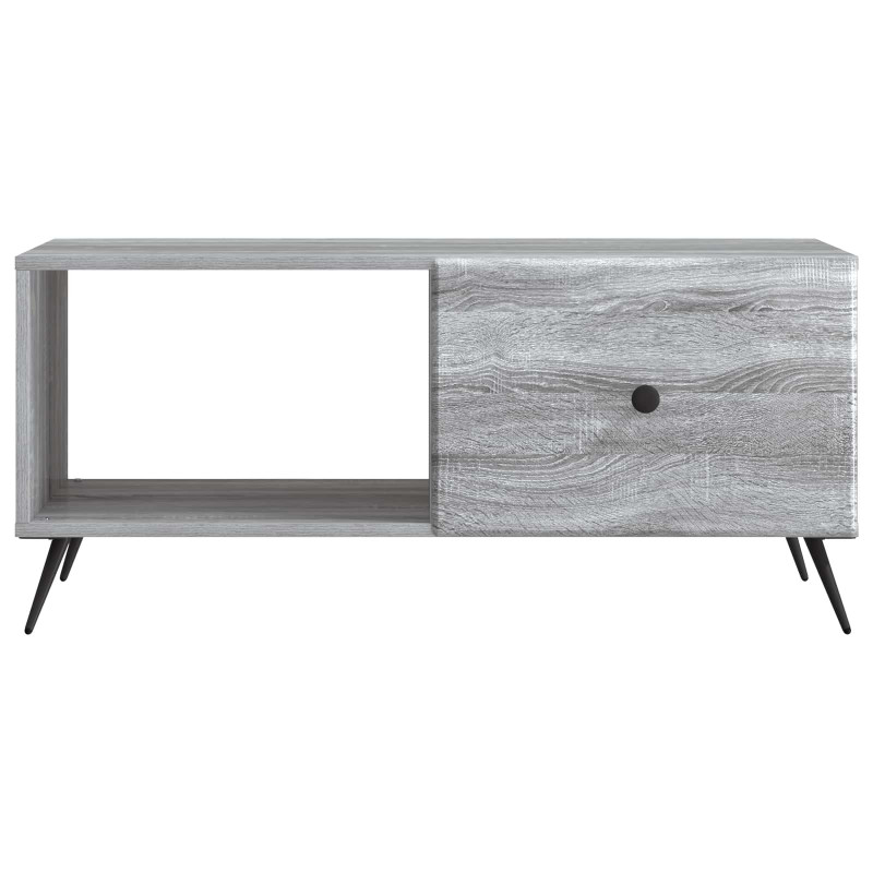 Stolik kawowy Szary Sonoma 90 x 50 x 40 cm Drewno inżynieryjne