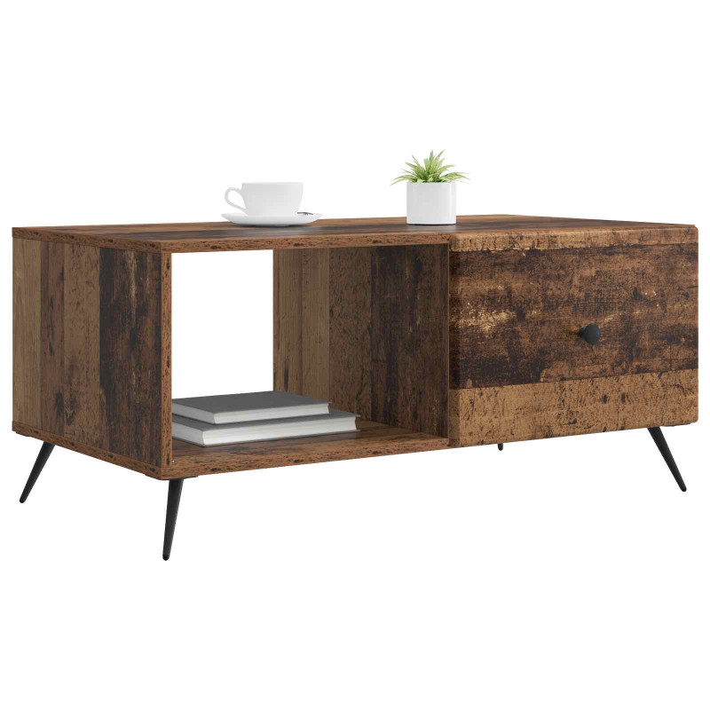 Stolik kawowy Stare drewno 90 x 50 x 40 cm Drewno inżynieryjne