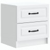 Szafka Nocna z szufladą 2 pcs Biały 43 x 34,5 x 44,5 cm