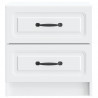 Szafka Nocna z szufladą 2 pcs Biały 43 x 34,5 x 44,5 cm