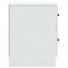 Szafka Nocna z szufladą 2 pcs Biały 43 x 34,5 x 44,5 cm