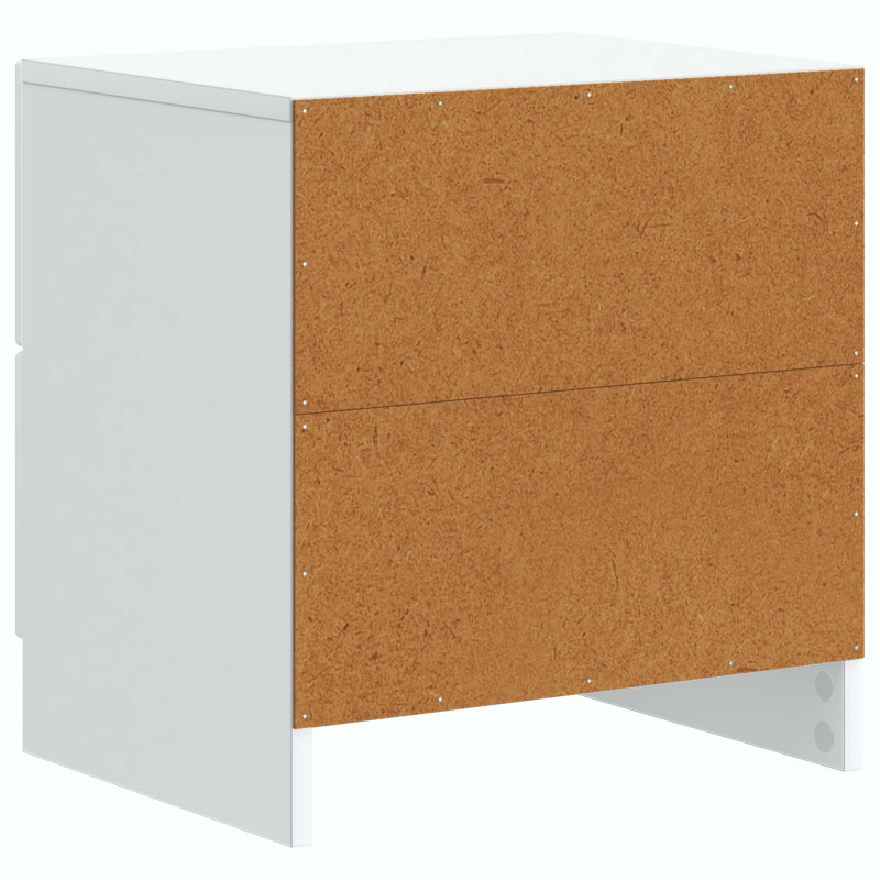 Szafka Nocna z szufladą 2 pcs Biały 43 x 34,5 x 44,5 cm