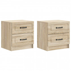Szafka Nocna z szufladą 2 pcs dąb Sonoma 43 x 34,5 x 44,5 cm