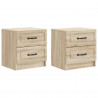 Szafka Nocna z szufladą 2 pcs dąb Sonoma 43 x 34,5 x 44,5 cm