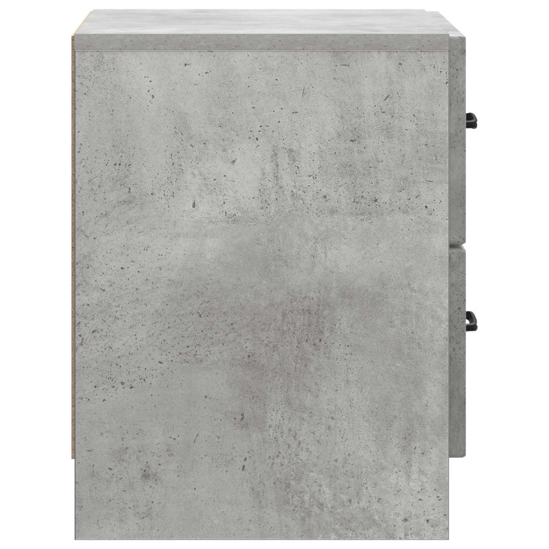 Szafka Nocna z szufladą Betonowy szary 43 x 34,5 x 44,5 cm