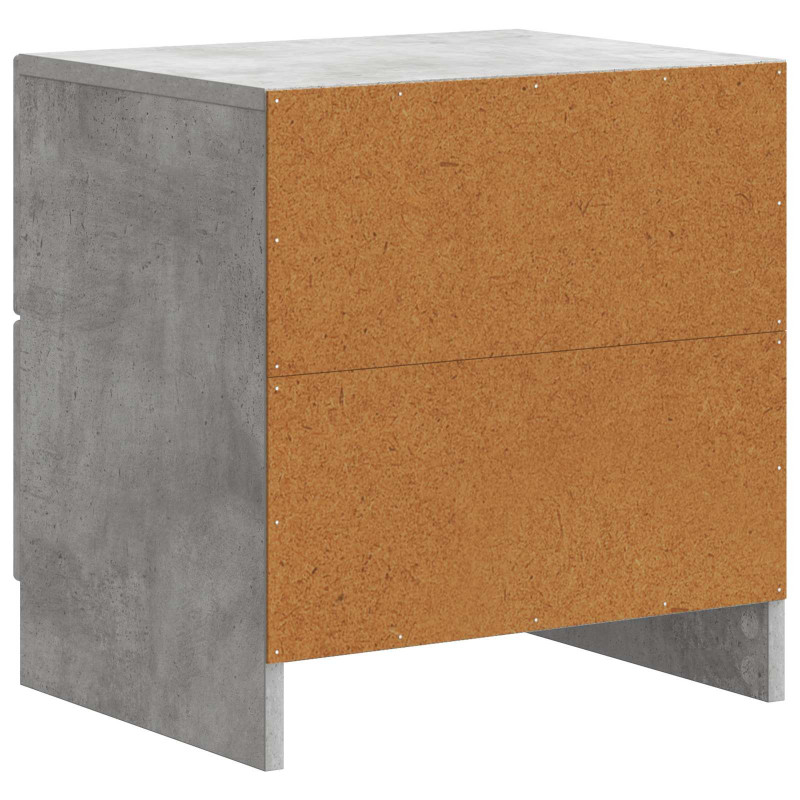 Szafka Nocna 2 pcs Betonowy szary 43 x 34,5 x 44,5 cm