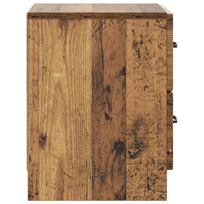 Szafka Nocna z szufladą 2 pcs Stare drewno 43 x 34,5 x 44,5 cm