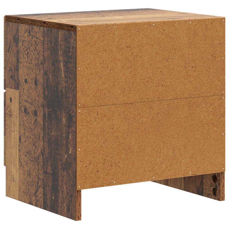 Szafka Nocna z szufladą 2 pcs Stare drewno 43 x 34,5 x 44,5 cm
