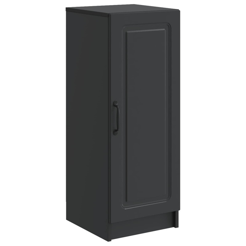 Bufet Czarny 33 x 34,5 x 87 cm Drewno inżynieryjne