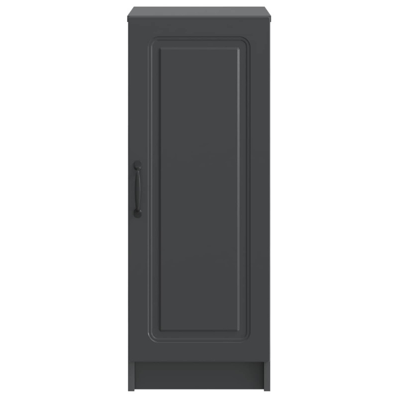 Bufet Czarny 33 x 34,5 x 87 cm Drewno inżynieryjne