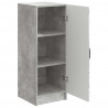 Bufet Betonowy szary 33 x 34,5 x 87 cm Drewno inżynieryjne