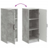 Bufet Betonowy szary 33 x 34,5 x 87 cm Drewno inżynieryjne