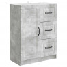 Bufet Betonowy szary 66 x 34,5 x 87 cm Drewno inżynieryjne