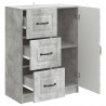 Bufet Betonowy szary 66 x 34,5 x 87 cm Drewno inżynieryjne