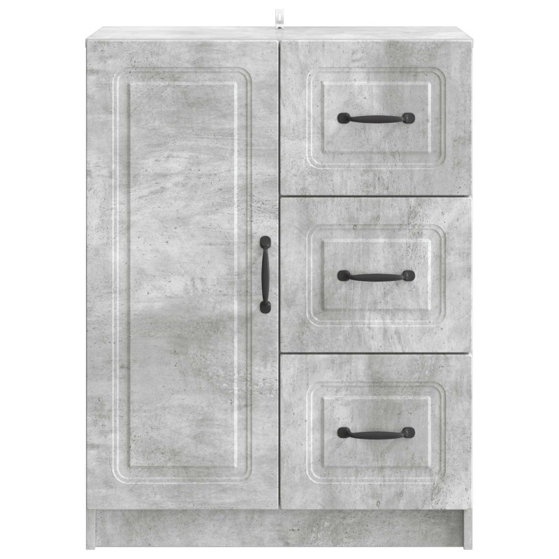 Bufet Betonowy szary 66 x 34,5 x 87 cm Drewno inżynieryjne
