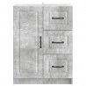 Bufet Betonowy szary 66 x 34,5 x 87 cm Drewno inżynieryjne