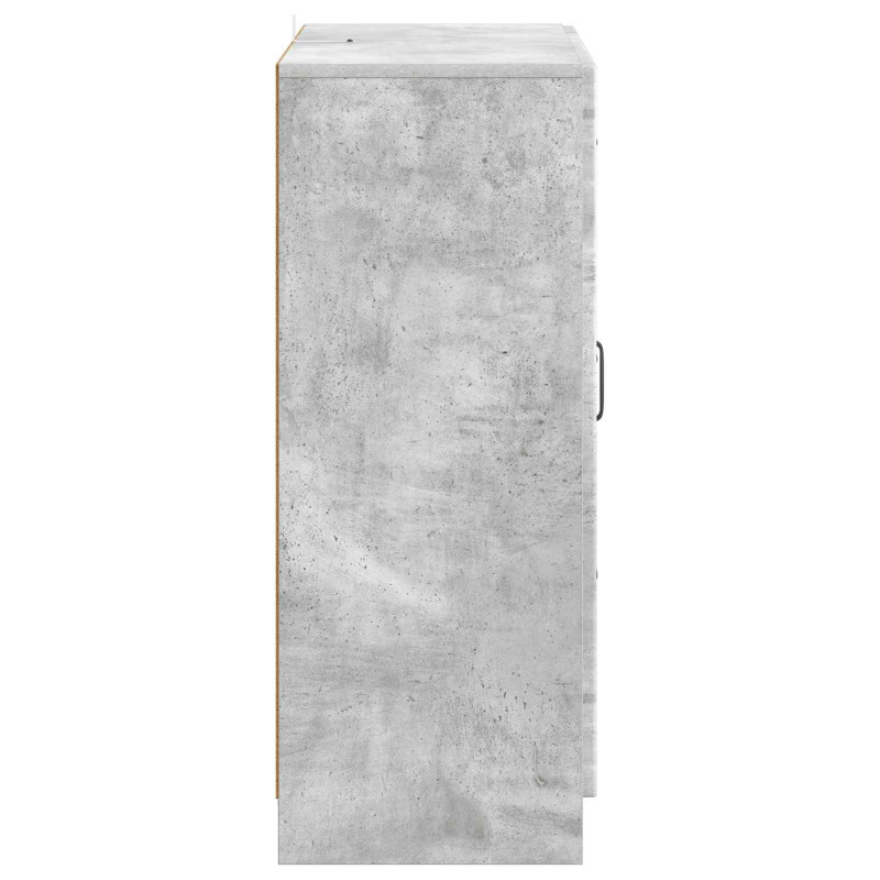 Bufet Betonowy szary 66 x 34,5 x 87 cm Drewno inżynieryjne