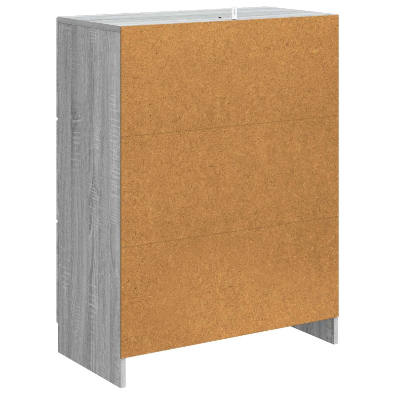 Bufet Szary Sonoma 66 x 34,5 x 87 cm Drewno inżynieryjne