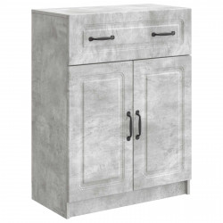 Bufet Betonowy szary 66 x 34,5 x 87 cm Drewno inżynieryjne