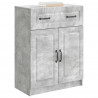 Bufet Betonowy szary 66 x 34,5 x 87 cm Drewno inżynieryjne