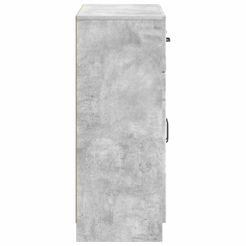 Bufet Betonowy szary 66 x 34,5 x 87 cm Drewno inżynieryjne