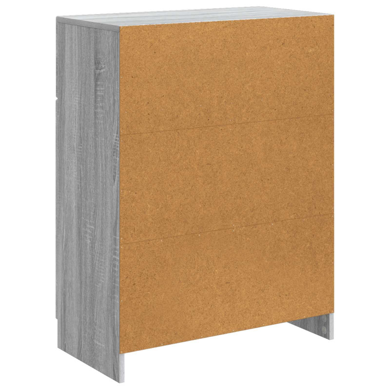 Bufet Szary Sonoma 66 x 34,5 x 87 cm Drewno inżynieryjne