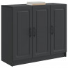 Bufet Czarny 89 x 34,5 x 77 cm Drewno inżynieryjne