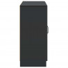 Bufet Czarny 89 x 34,5 x 77 cm Drewno inżynieryjne