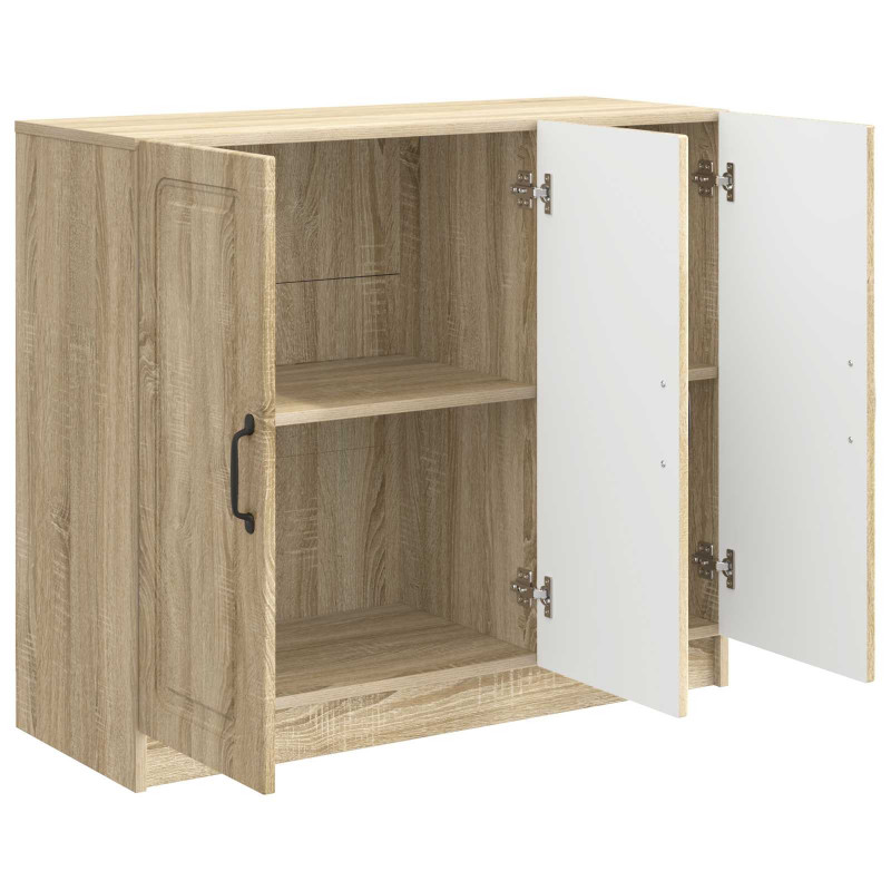 Bufet dąb Sonoma 89 x 34,5 x 77 cm Drewno inżynieryjne