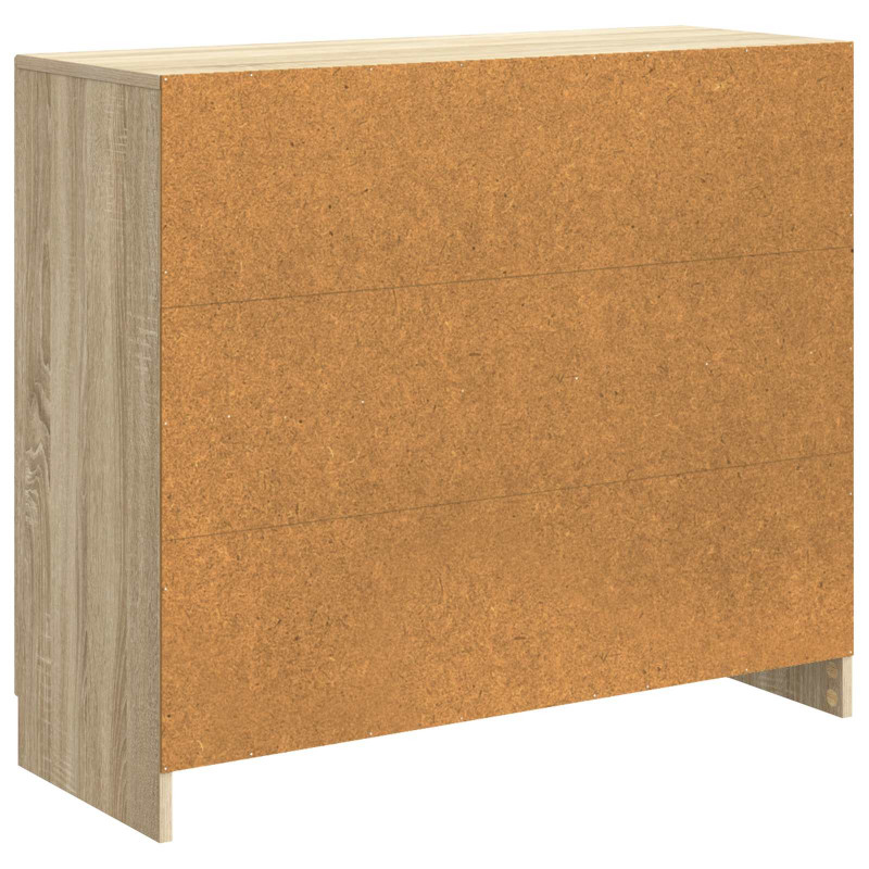 Bufet dąb Sonoma 89 x 34,5 x 77 cm Drewno inżynieryjne
