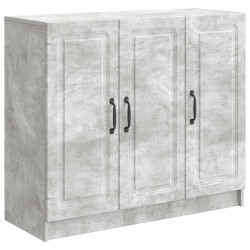 Bufet Betonowy szary 89 x 34,5 x 77 cm Drewno inżynieryjne