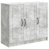 Bufet Betonowy szary 89 x 34,5 x 77 cm Drewno inżynieryjne