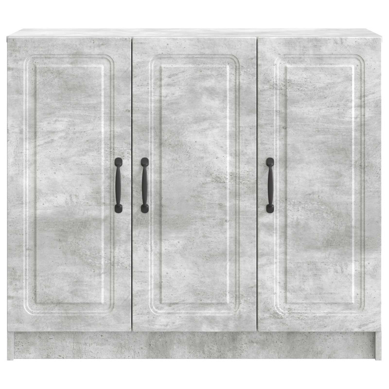 Bufet Betonowy szary 89 x 34,5 x 77 cm Drewno inżynieryjne