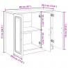 Bufet Betonowy szary 89 x 34,5 x 77 cm Drewno inżynieryjne