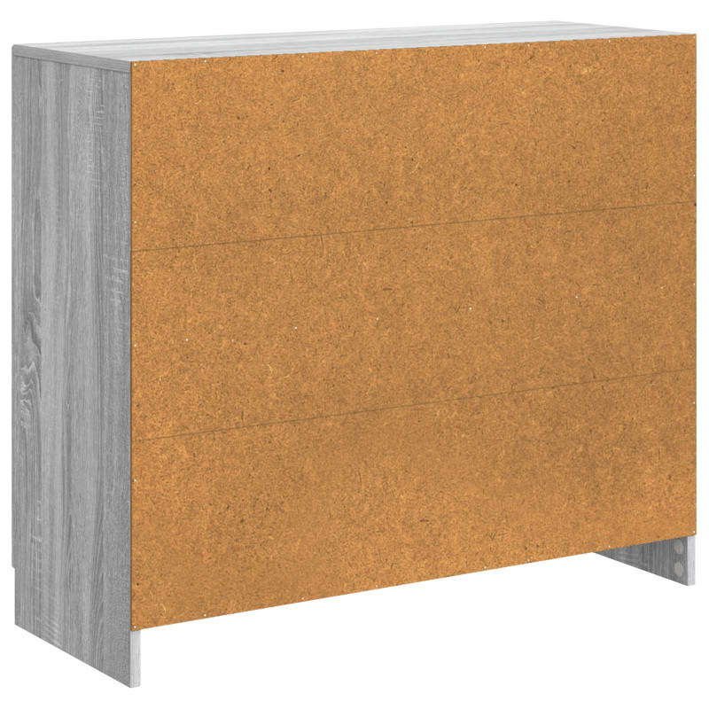 Bufet Szary Sonoma 89 x 34,5 x 77 cm Drewno inżynieryjne