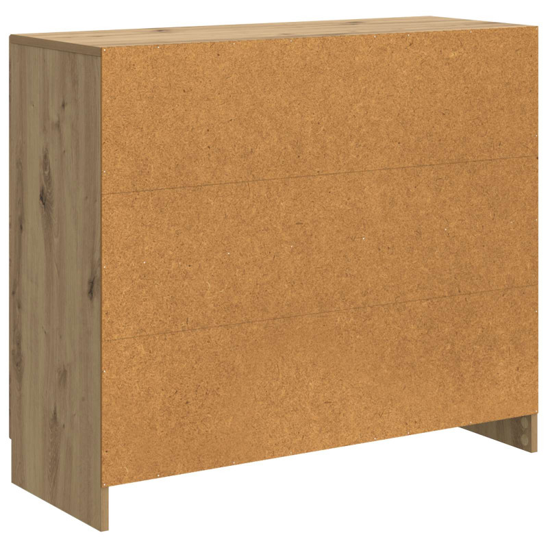 Bufet Dąb artisan 89 x 34,5 x 77 cm Drewno inżynieryjne