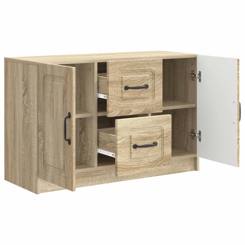 Bufet dąb Sonoma 89 x 34,5 x 57 cm Drewno inżynieryjne