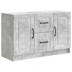 Bufet Betonowy szary 89 x 34,5 x 57 cm Drewno inżynieryjne