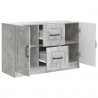 Bufet Betonowy szary 89 x 34,5 x 57 cm Drewno inżynieryjne