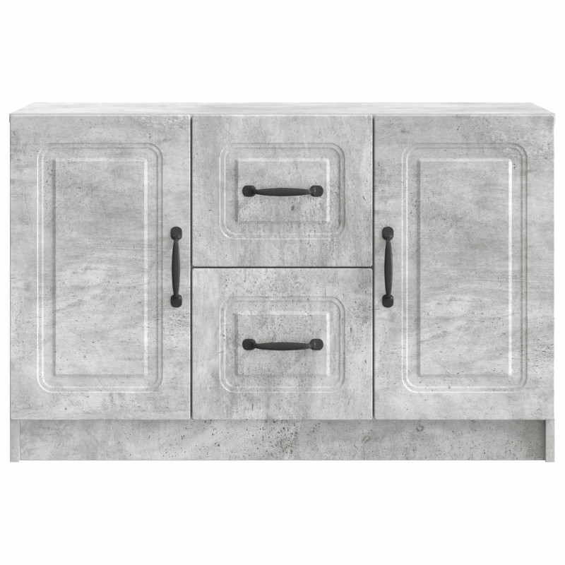 Bufet Betonowy szary 89 x 34,5 x 57 cm Drewno inżynieryjne