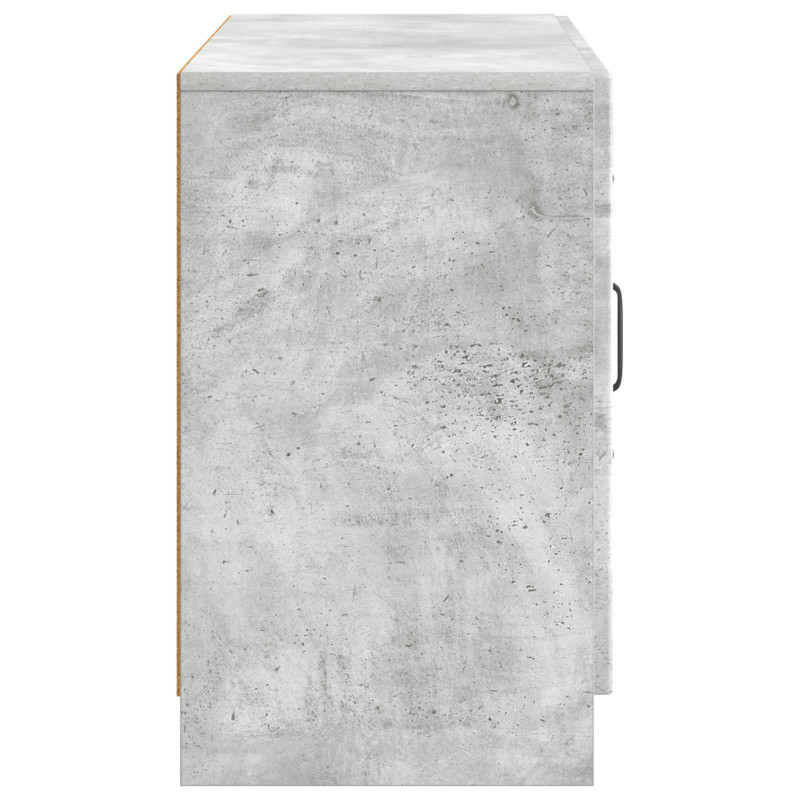 Bufet Betonowy szary 89 x 34,5 x 57 cm Drewno inżynieryjne