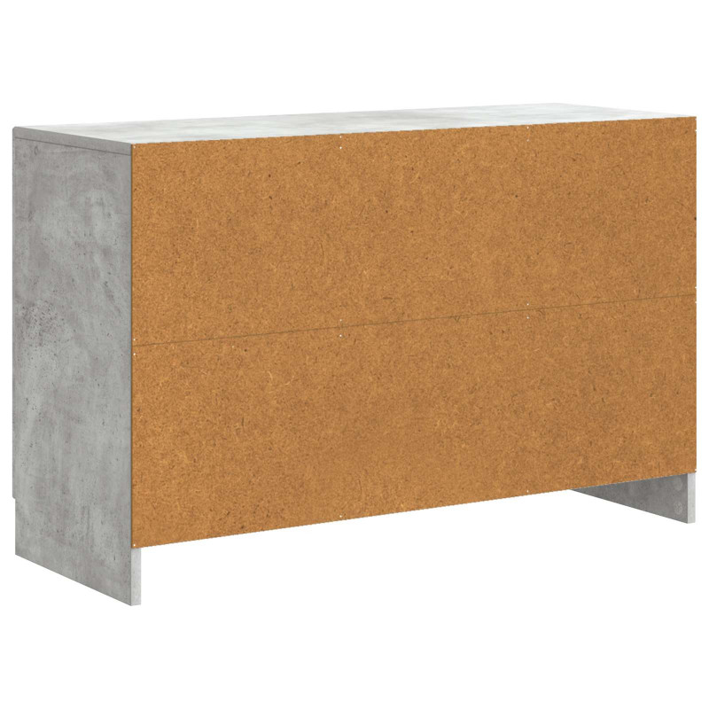 Bufet Betonowy szary 89 x 34,5 x 57 cm Drewno inżynieryjne