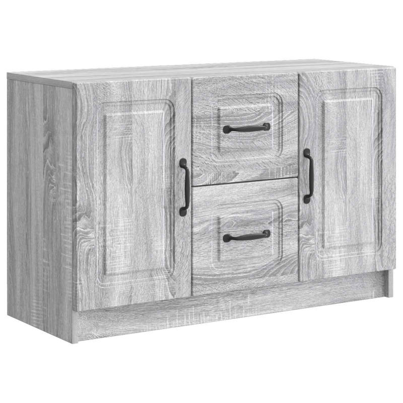 Bufet Szary Sonoma 89 x 34,5 x 57 cm Drewno inżynieryjne