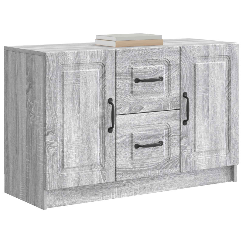 Bufet Szary Sonoma 89 x 34,5 x 57 cm Drewno inżynieryjne