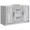 Bufet Szary Sonoma 89 x 34,5 x 57 cm Drewno inżynieryjne