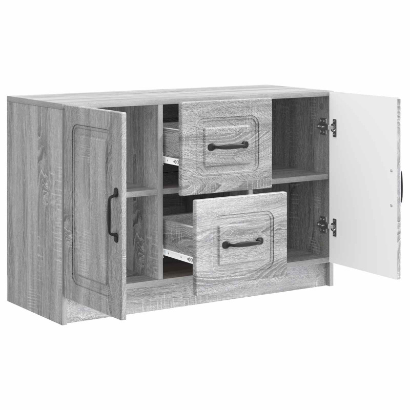 Bufet Szary Sonoma 89 x 34,5 x 57 cm Drewno inżynieryjne