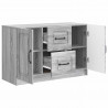 Bufet Szary Sonoma 89 x 34,5 x 57 cm Drewno inżynieryjne